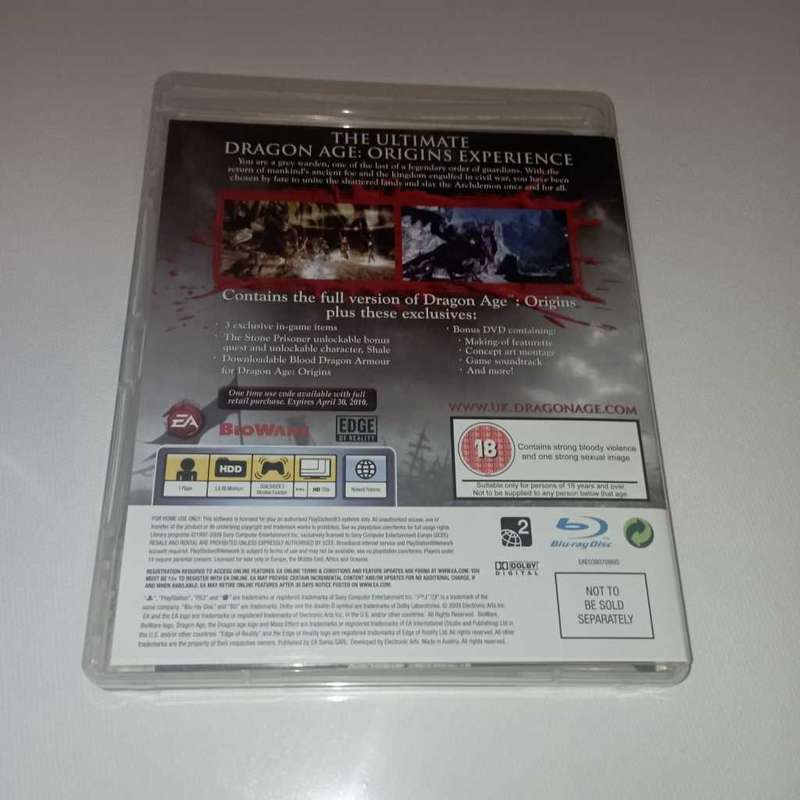 Dragon Age: Origins (Collector`s Edition) [PS3]  **CIB**